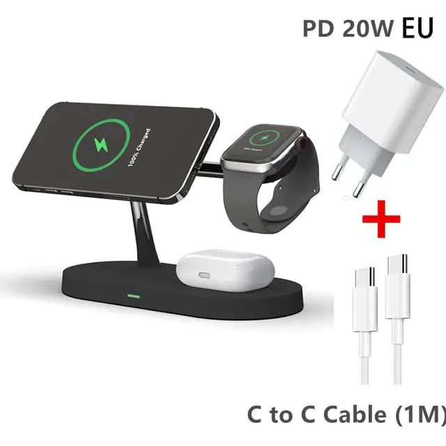 3-in-1 Wireless Magsafe Charging Stand