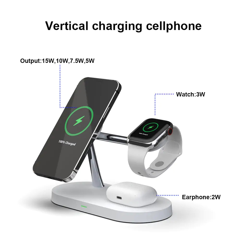 3-in-1 Wireless Magsafe Charging Stand