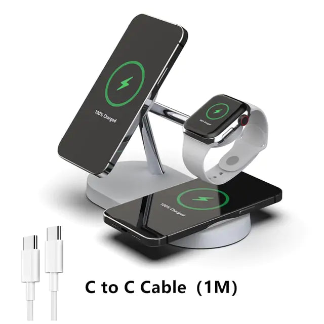 3-in-1 Wireless Magsafe Charging Stand