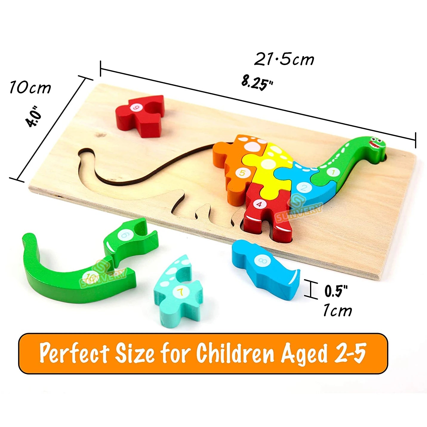 Wooden Puzzle Childrens Montessori Variety of Educational Toy Puzzles for Cognitive Learning Through Play