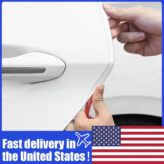 Car Door Edge 5M Transparent Rubber Adhesive Scratch Protector Strip