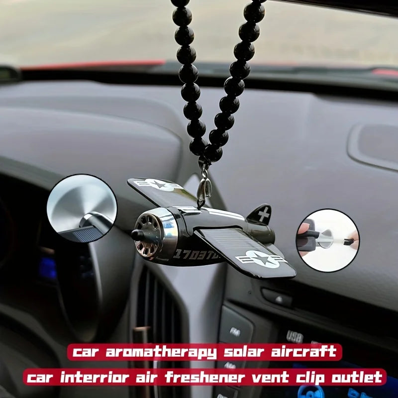 Car Solar Plane Pendant Decoration Air Freshener