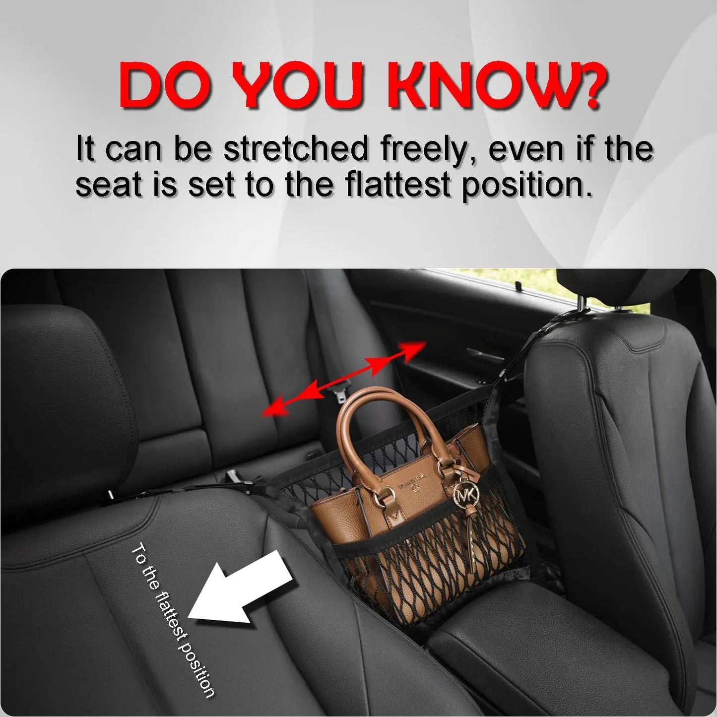 Car Between Seat Mesh Net Organizer Bag