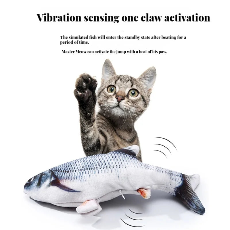 Cat Toy Electronic Fish Simulation USB Charging