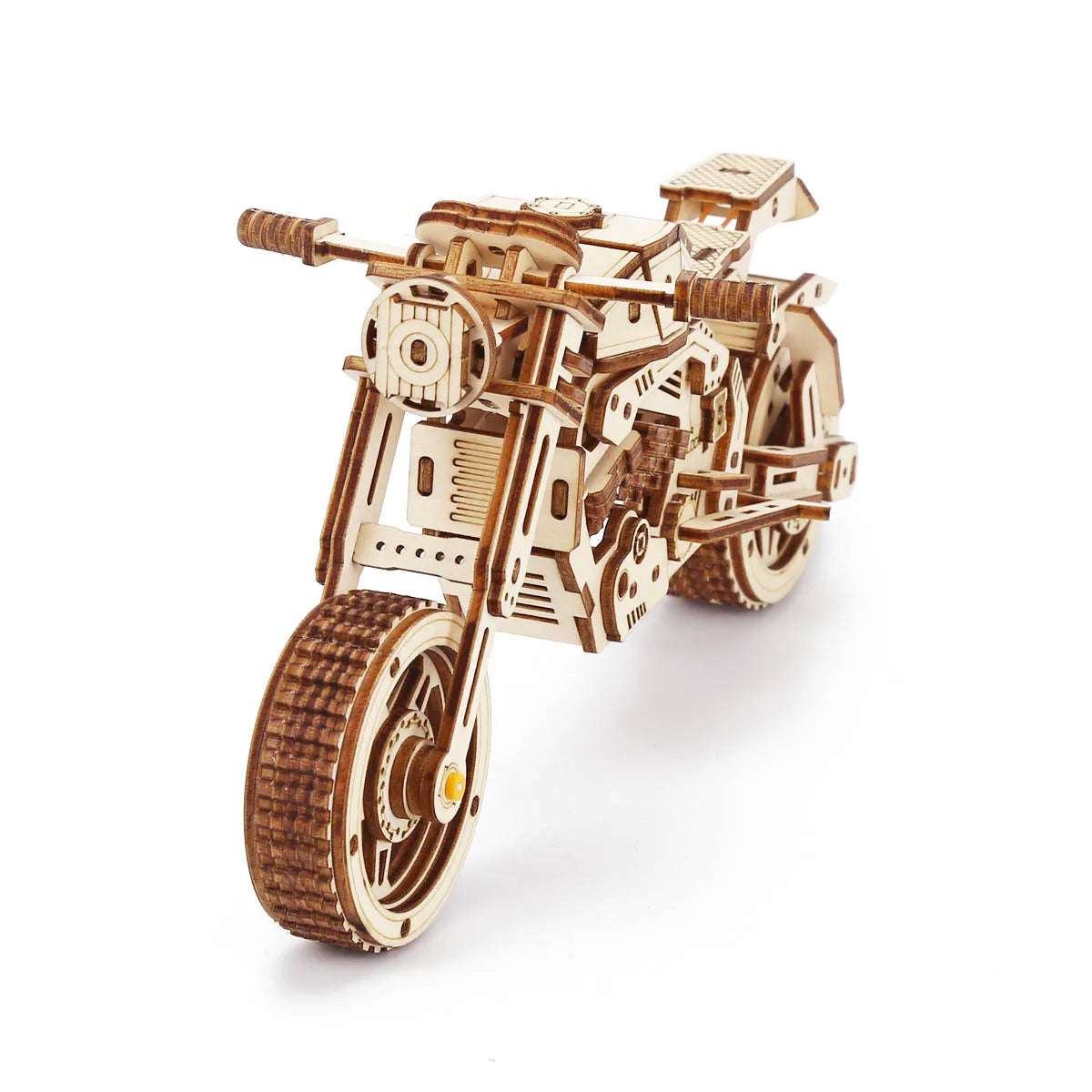 3D Wooden DIY Mechanical Motorbike Model