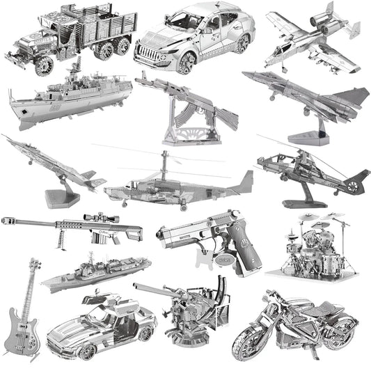 3D Metal Puzzle model kits DIY Laser Cut Puzzles Jigsaw