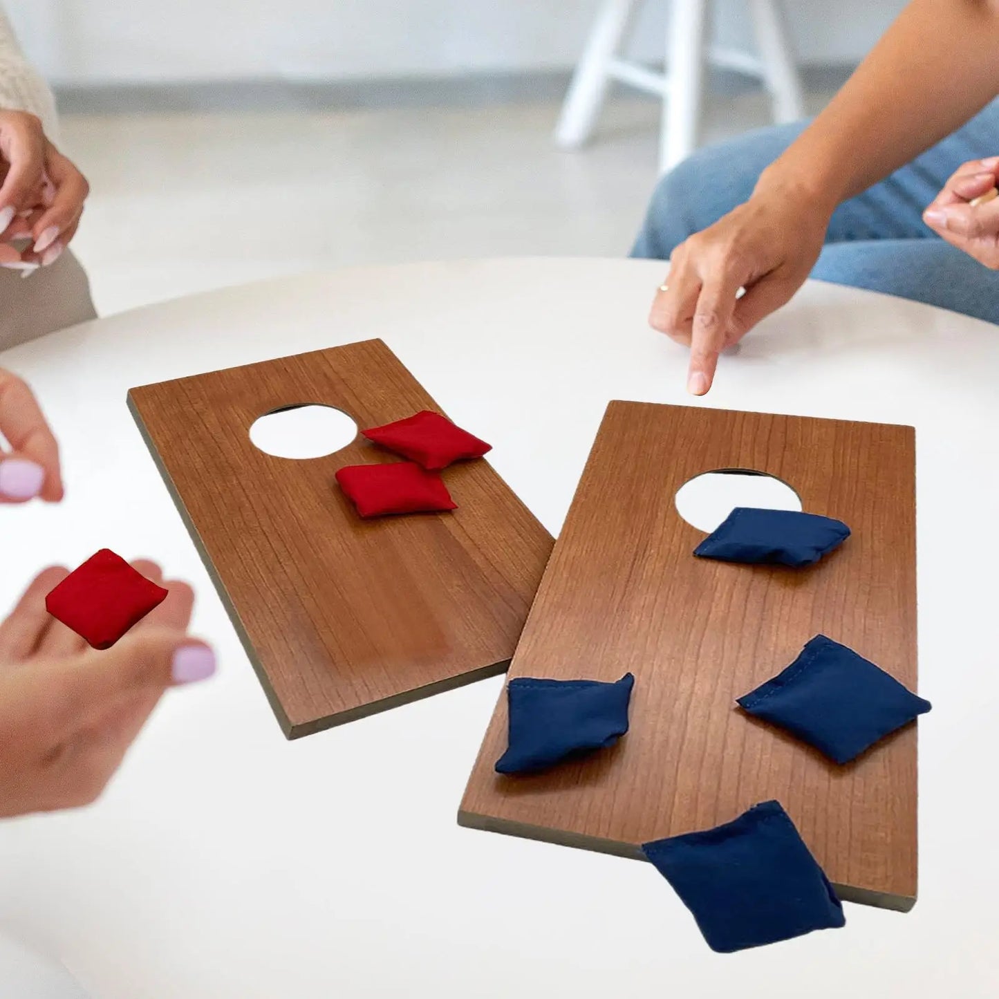 2Pcs Tabletop Cornhole Outdoor Game