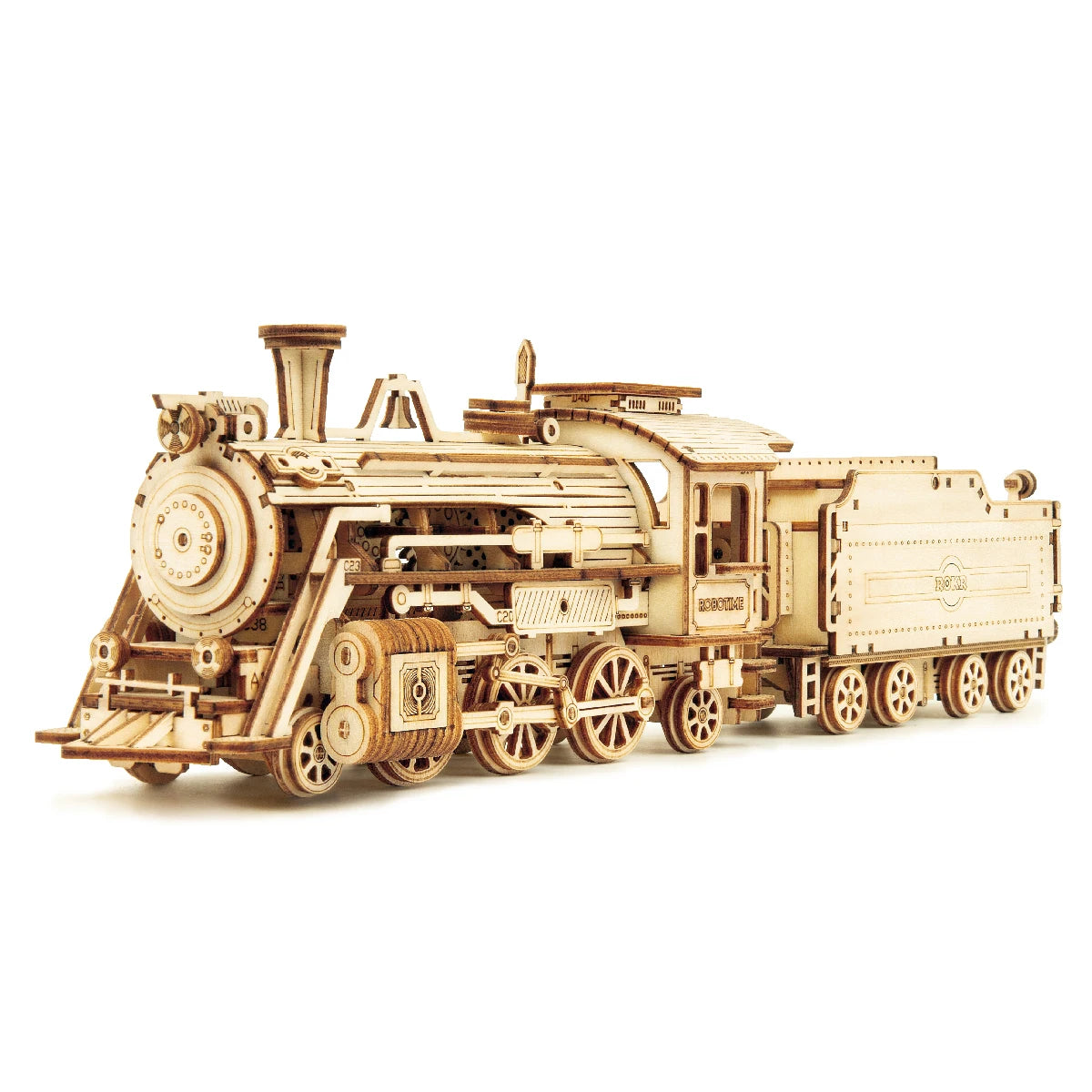 3D Wooden Puzzle Movable Steam Train, Car, Jeep for Children and Adults