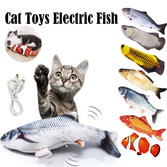 Cat Toy Electronic Fish Simulation USB Charging