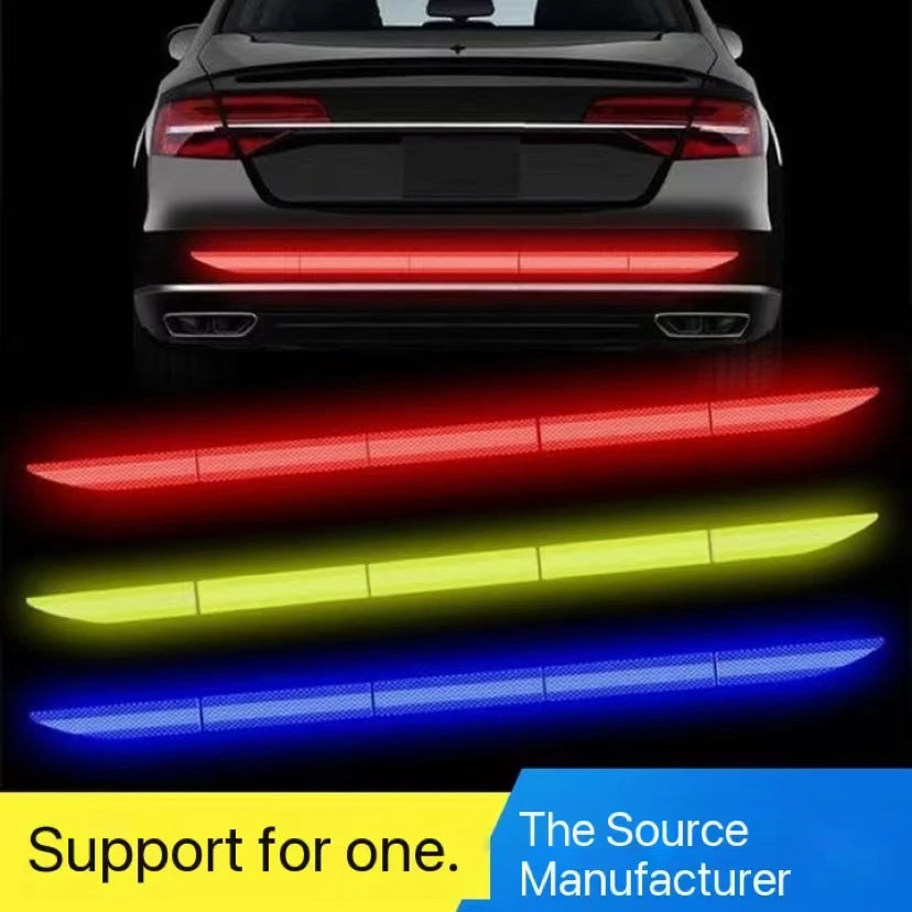 Car Decal 90cm Reflective Safety Warning Reflector Tape Car Stickers Anti Collision Warning Reflector Sticker Auto Accessories