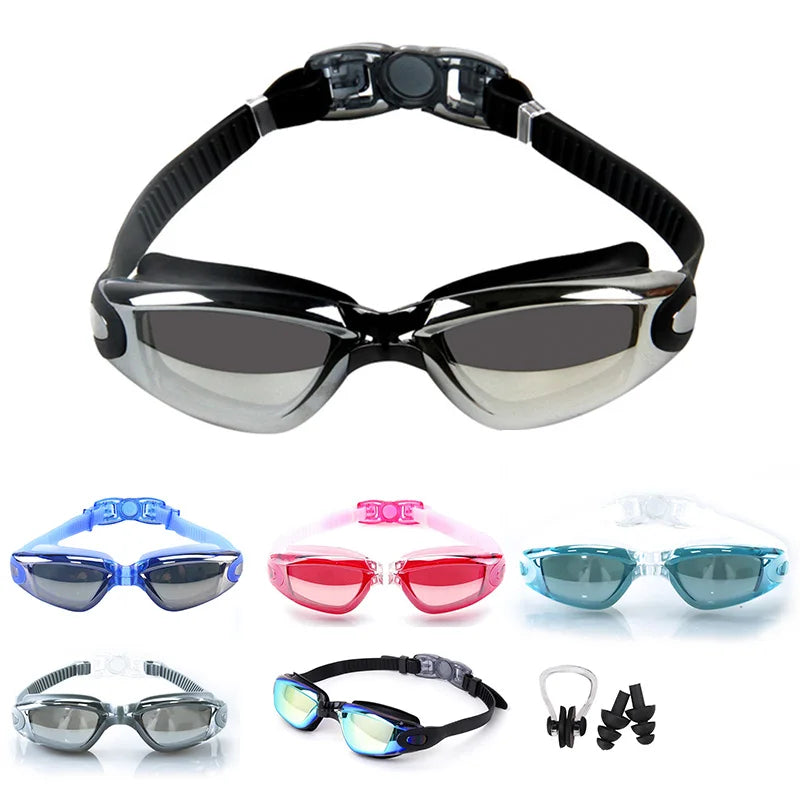 Swimming Goggles Are Adjustable Anti-Fog Uv Prescription For Men, Women & Kids