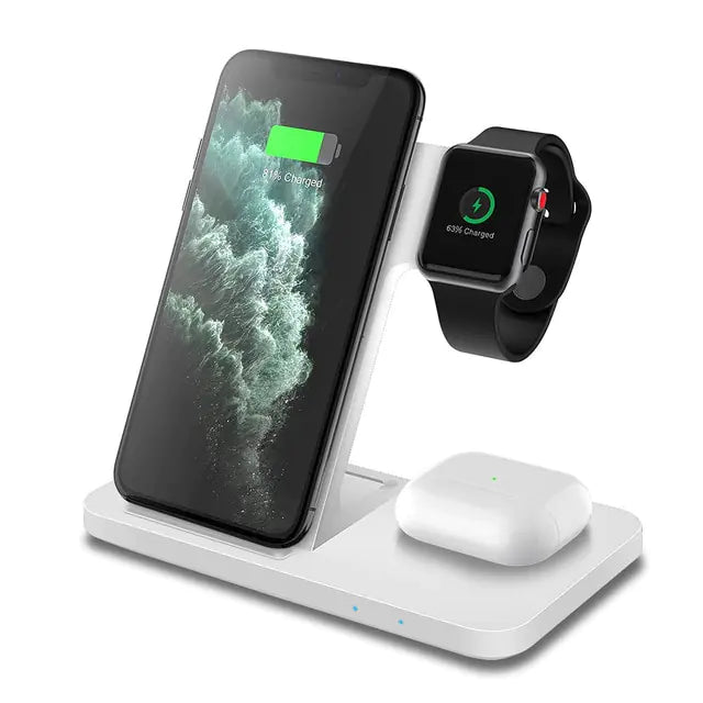 3-in-1 Wireless Fast Charger Station