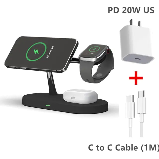 3-in-1 Wireless Magsafe Charging Stand