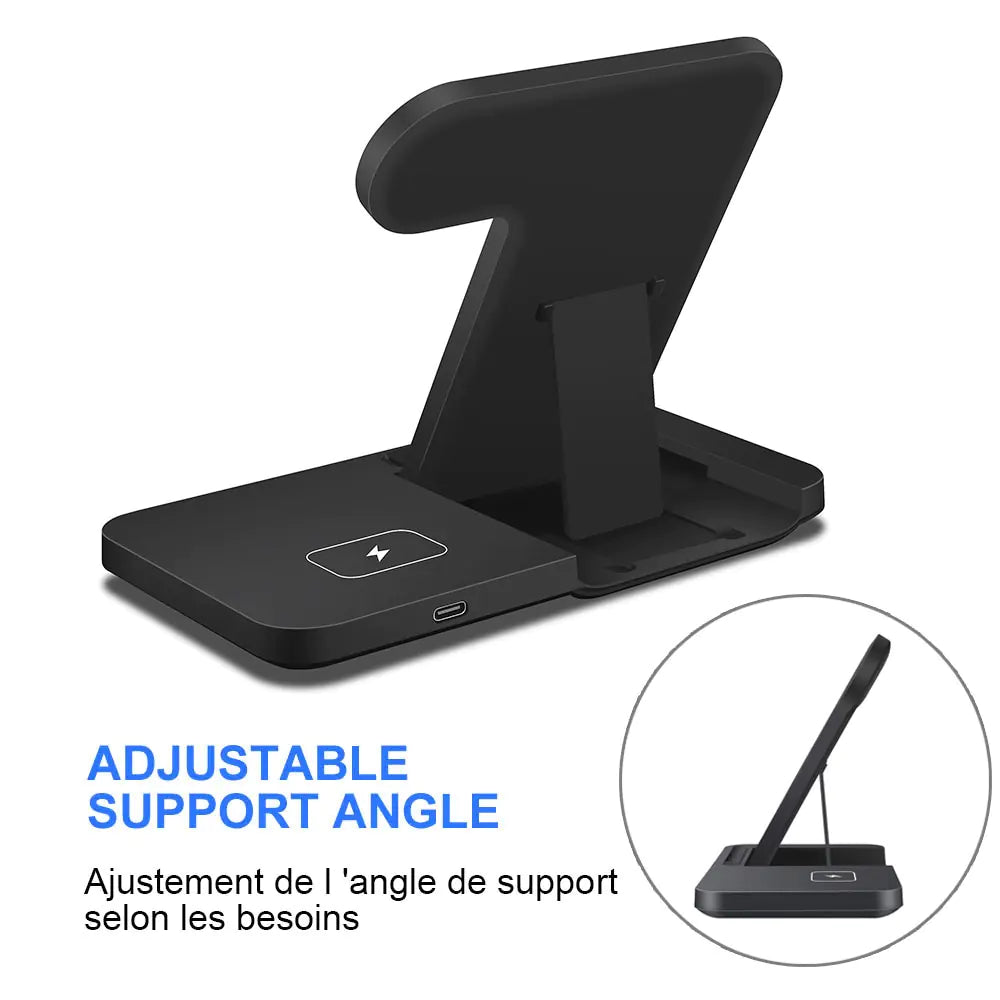 3-in-1 Wireless Fast Charger Station