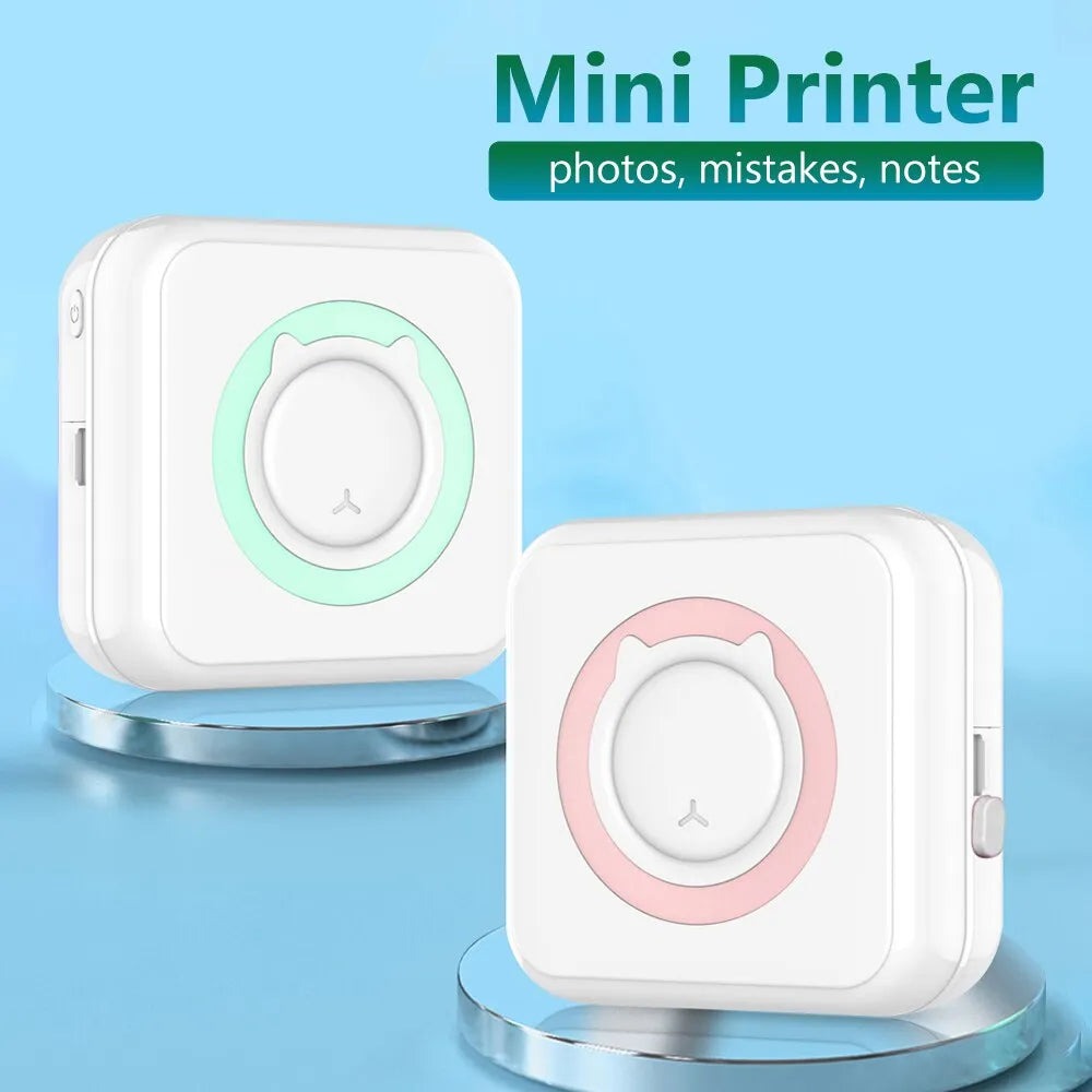 Mini Portable Thermal Sticker Printer