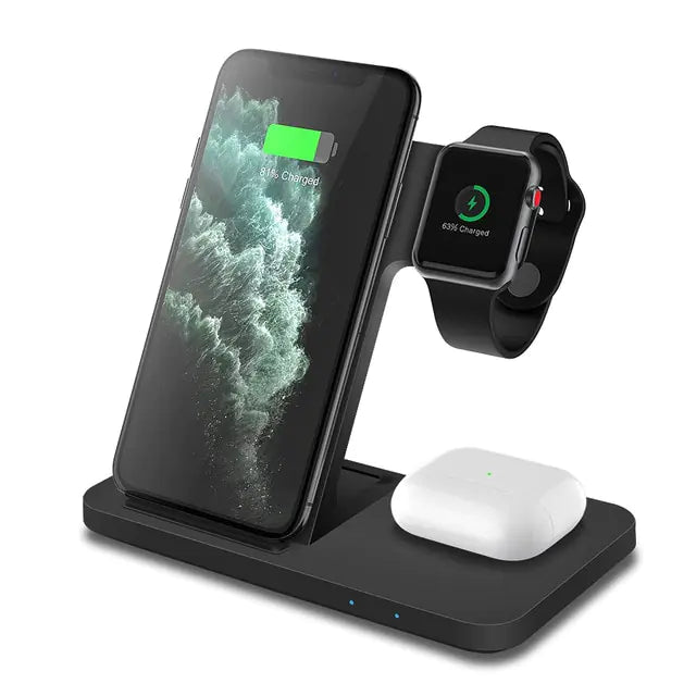 3-in-1 Wireless Fast Charger Station